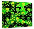 Gallery Wrapped 11x14x1.5  Canvas Art - Skull Camouflage