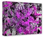 Gallery Wrapped 11x14x1.5  Canvas Art - Butterfly Graffiti