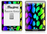 Rainbow Leopard - Decal Style Skin (fits 4th Gen Kindle with 6inch display and no keyboard)
