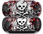 Skull Splatter - Decal Style Skin fits Sony PS Vita