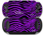Purple Zebra - Decal Style Skin fits Sony PS Vita