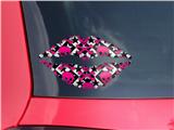 Lips Decal 9x5.5 Pink Skulls and Stars