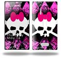 Pink Diamond Skull - Decal Style Skin (fits Nokia Lumia 928)