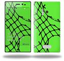 Ripped Fishnets Green - Decal Style Skin (fits Nokia Lumia 928)