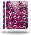 Pink Skulls and Stars - Decal Style Vinyl Skin (fits Apple Original iPhone 5, NOT the iPhone 5C or 5S)