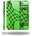 Ripped Fishnets Green - Decal Style Vinyl Skin (fits Apple Original iPhone 5, NOT the iPhone 5C or 5S)