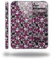 Splatter Girly Skull Pink - Decal Style Vinyl Skin (fits Apple Original iPhone 5, NOT the iPhone 5C or 5S)