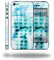 Electro Graffiti Blue - Decal Style Vinyl Skin (fits Apple Original iPhone 5, NOT the iPhone 5C or 5S)