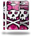 Pink Bow Princess - Decal Style Vinyl Skin (fits Apple Original iPhone 5, NOT the iPhone 5C or 5S)