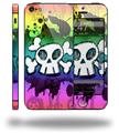Cartoon Skull Rainbow - Decal Style Vinyl Skin (fits Apple Original iPhone 5, NOT the iPhone 5C or 5S)