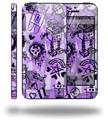 Scene Kid Sketches Purple - Decal Style Vinyl Skin (fits Apple Original iPhone 5, NOT the iPhone 5C or 5S)
