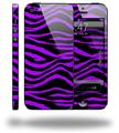 Purple Zebra - Decal Style Vinyl Skin (fits Apple Original iPhone 5, NOT the iPhone 5C or 5S)