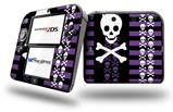 Skulls and Stripes 6 - Decal Style Vinyl Skin fits Nintendo 2DS - 2DS NOT INCLUDED