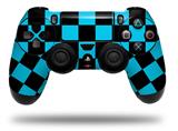 WraptorSkinz Skin compatible with Sony PS4 Dualshock Controller PlayStation 4 Original Slim and Pro Checkers Blue (CONTROLLER NOT INCLUDED)