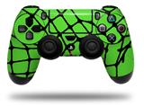 WraptorSkinz Skin compatible with Sony PS4 Dualshock Controller PlayStation 4 Original Slim and Pro Ripped Fishnets Green (CONTROLLER NOT INCLUDED)