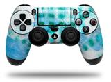 WraptorSkinz Skin compatible with Sony PS4 Dualshock Controller PlayStation 4 Original Slim and Pro Electro Graffiti Blue (CONTROLLER NOT INCLUDED)