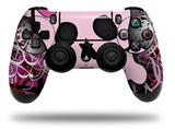 WraptorSkinz Skin compatible with Sony PS4 Dualshock Controller PlayStation 4 Original Slim and Pro Pink Skull (CONTROLLER NOT INCLUDED)