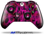 Decal Skin Wrap fits Microsoft XBOX One Wireless Controller Pink Distressed Leopard