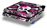 Vinyl Decal Skin Wrap compatible with Sony PlayStation 4 Original Console Splatter Girly Skull (PS4 NOT INCLUDED)
