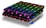Vinyl Decal Skin Wrap compatible with Sony PlayStation 4 Original Console Skull and Crossbones Rainbow (PS4 NOT INCLUDED)