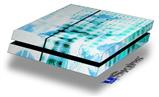 Vinyl Decal Skin Wrap compatible with Sony PlayStation 4 Original Console Electro Graffiti Blue (PS4 NOT INCLUDED)