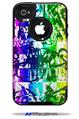 Rainbow Graffiti - Decal Style Vinyl Skin fits Otterbox Commuter iPhone4/4s Case (CASE SOLD SEPARATELY)