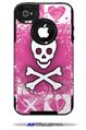 Princess Skull - Decal Style Vinyl Skin fits Otterbox Commuter iPhone4/4s Case (CASE SOLD SEPARATELY)