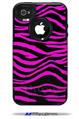 Pink Zebra - Decal Style Vinyl Skin fits Otterbox Commuter iPhone4/4s Case (CASE SOLD SEPARATELY)