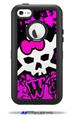 Punk Skull Princess - Decal Style Vinyl Skin fits Otterbox Defender iPhone 5C Case (CASE SOLD SEPARATELY)