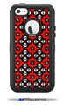Goth Punk Skulls - Decal Style Vinyl Skin fits Otterbox Defender iPhone 5C Case (CASE SOLD SEPARATELY)