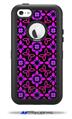 Pink Floral - Decal Style Vinyl Skin fits Otterbox Defender iPhone 5C Case (CASE SOLD SEPARATELY)