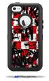 Checker Graffiti - Decal Style Vinyl Skin fits Otterbox Defender iPhone 5C Case (CASE SOLD SEPARATELY)