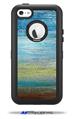 Landscape Abstract Beach - Decal Style Vinyl Skin fits Otterbox Defender iPhone 5C Case (CASE SOLD SEPARATELY)