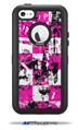 Pink Graffiti - Decal Style Vinyl Skin fits Otterbox Defender iPhone 5C Case (CASE SOLD SEPARATELY)
