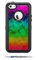 Rainbow Butterflies - Decal Style Vinyl Skin fits Otterbox Defender iPhone 5C Case (CASE SOLD SEPARATELY)