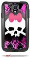 Pink Diamond Skull - Decal Style Vinyl Skin fits Otterbox Commuter Case for Samsung Galaxy S4 (CASE SOLD SEPARATELY)