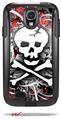 Skull Splatter - Decal Style Vinyl Skin fits Otterbox Commuter Case for Samsung Galaxy S4 (CASE SOLD SEPARATELY)