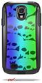 Rainbow Skull Collection - Decal Style Vinyl Skin fits Otterbox Commuter Case for Samsung Galaxy S4 (CASE SOLD SEPARATELY)