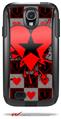 Emo Star Heart - Decal Style Vinyl Skin fits Otterbox Commuter Case for Samsung Galaxy S4 (CASE SOLD SEPARATELY)