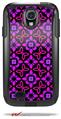 Pink Floral - Decal Style Vinyl Skin fits Otterbox Commuter Case for Samsung Galaxy S4 (CASE SOLD SEPARATELY)