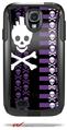 Skulls and Stripes 6 - Decal Style Vinyl Skin fits Otterbox Commuter Case for Samsung Galaxy S4 (CASE SOLD SEPARATELY)