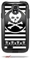 Skull Patch - Decal Style Vinyl Skin fits Otterbox Commuter Case for Samsung Galaxy S4 (CASE SOLD SEPARATELY)