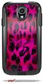 Pink Distressed Leopard - Decal Style Vinyl Skin fits Otterbox Commuter Case for Samsung Galaxy S4 (CASE SOLD SEPARATELY)