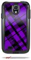 Purple Plaid - Decal Style Vinyl Skin fits Otterbox Commuter Case for Samsung Galaxy S4 (CASE SOLD SEPARATELY)