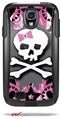 Pink Bow Skull - Decal Style Vinyl Skin fits Otterbox Commuter Case for Samsung Galaxy S4 (CASE SOLD SEPARATELY)
