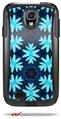 Abstract Floral Blue - Decal Style Vinyl Skin fits Otterbox Commuter Case for Samsung Galaxy S4 (CASE SOLD SEPARATELY)