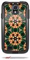 Floral Pattern Orange - Decal Style Vinyl Skin fits Otterbox Commuter Case for Samsung Galaxy S4 (CASE SOLD SEPARATELY)