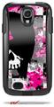 Scene Girl Skull - Decal Style Vinyl Skin fits Otterbox Commuter Case for Samsung Galaxy S4 (CASE SOLD SEPARATELY)