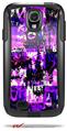 Purple Graffiti - Decal Style Vinyl Skin fits Otterbox Commuter Case for Samsung Galaxy S4 (CASE SOLD SEPARATELY)