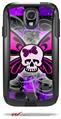 Butterfly Skull - Decal Style Vinyl Skin fits Otterbox Commuter Case for Samsung Galaxy S4 (CASE SOLD SEPARATELY)